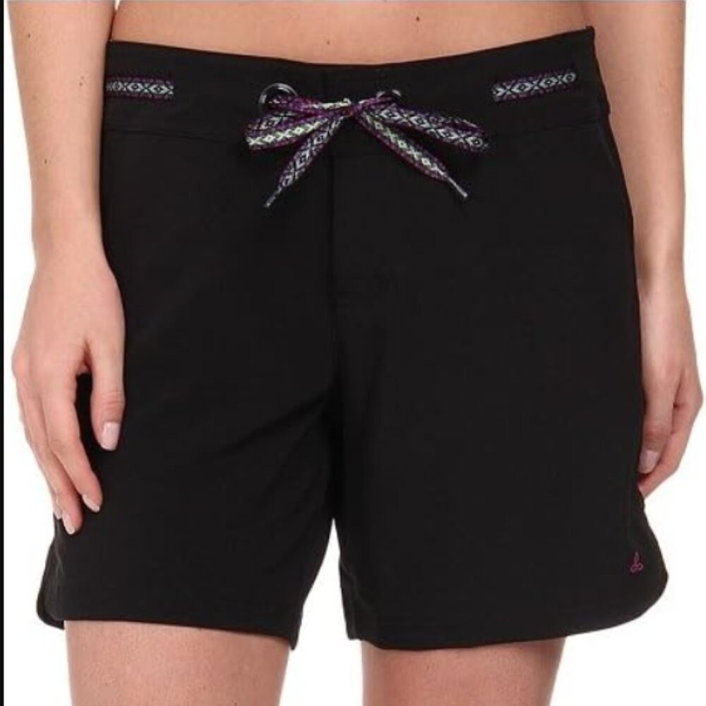Prana Women's Black Silvana Board Shorts